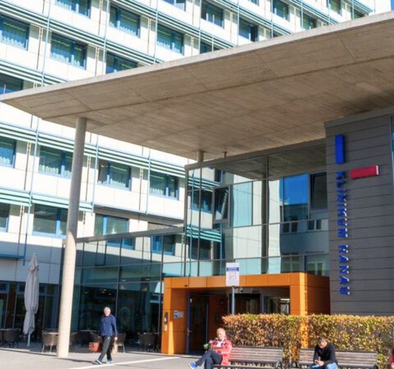 Eingang des Klinikum Hanau